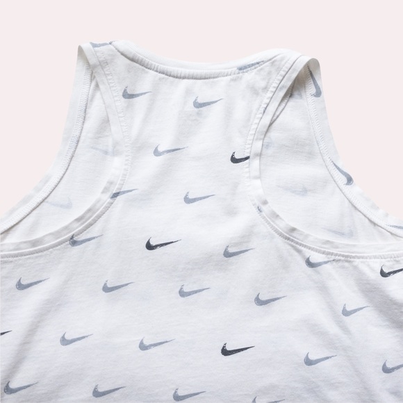 Nike Athletic Cut All Over Swoosh Cropped Tank - Picture 4 of 7